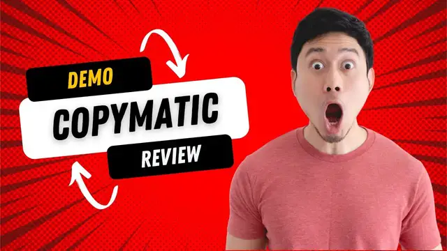 Video thumbnail for Copymatic Review & Demo (Copymatic AI)