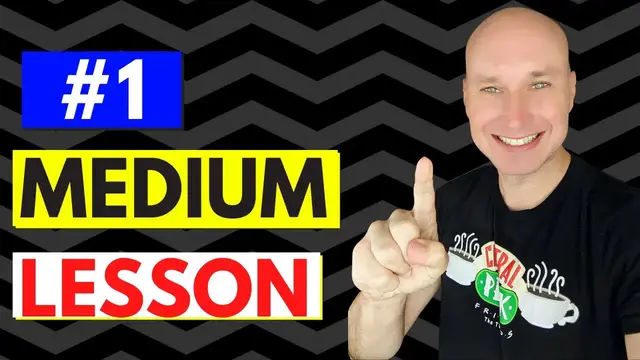 Video thumbnail for #1 Lesson for Getting Started on Medium.com