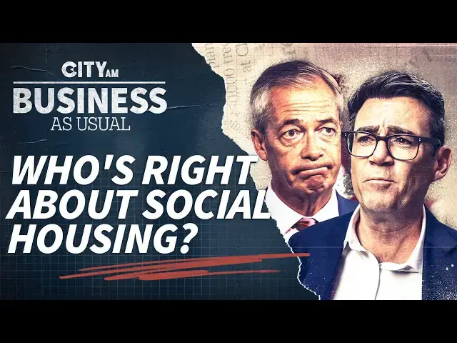 Video thumbnail for Burnham's council house drive boosts housebuilders