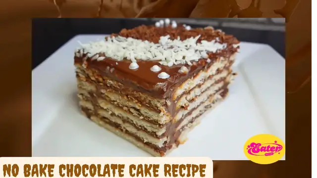 Video thumbnail for No Bake Chocolate Cake Recipe