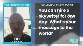 Video thumbnail for Per would use his sky message to catch up on some reading. Count me in!