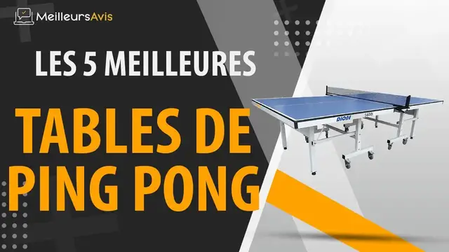 Video thumbnail for ⭐️ MEILLEURE TABLE DE PING-PONG - Avis & Guide d'achat (Comparatif 2021)