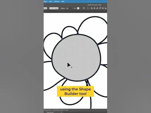 Video thumbnail for Master Illustrator's Shape Builder Tool: Clean Up Any Artwork FAST! #shorts