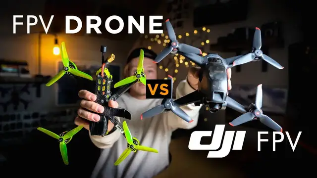 'Video thumbnail for DJI FPV vs FPV Drone | IN DEPTH COMPARISON'