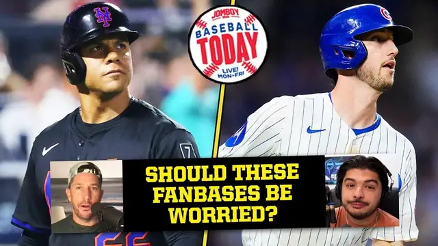 'Video thumbnail for Should Mets, Cubs, and Yankee fans be worried right now? | Baseball Today'
