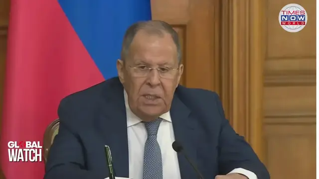 'Video thumbnail for Watch: Lavrov Calls Out West for Not Acting Against Israel | Times Now World'