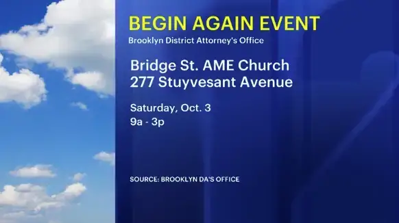 Video thumbnail for 'Begin Again' event to help Brooklyn residents resolve outstanding criminal court summons warrants