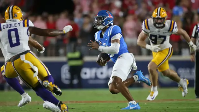 Video thumbnail for Trinidad Chambliss Leads Ole Miss to Stunning Victory