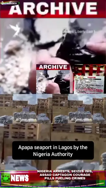 Video thumbnail for Nigeria Arrests, Seizes ISIS, Assad Captagon Courage Pills Fueling Crimes Part 2