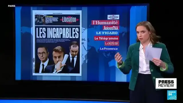 'Video thumbnail for International papers on Macron, Lecornu, and the 'circus' of 'Incapables''
