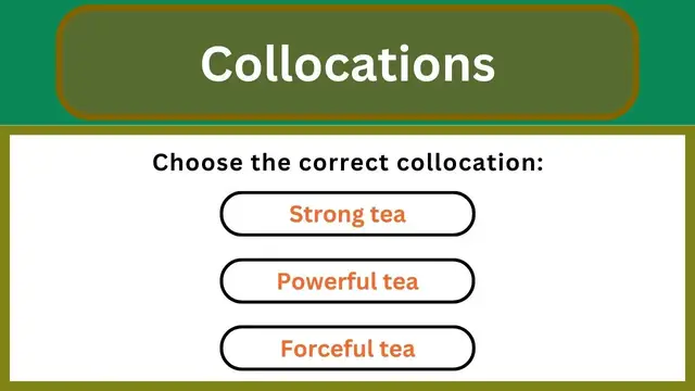 'Video thumbnail for English Grammar Practice || Collocations || English Grammar Test'