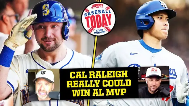 'Video thumbnail for Cal Raleigh could seriously win AL MVP | Baseball Today'