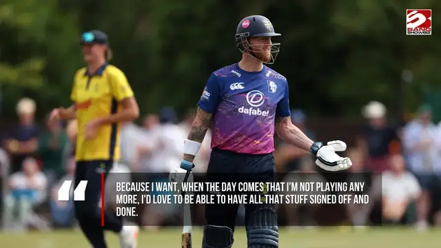 Video thumbnail for Ben Stokes expresses his hope to coach the England cricket team in the future