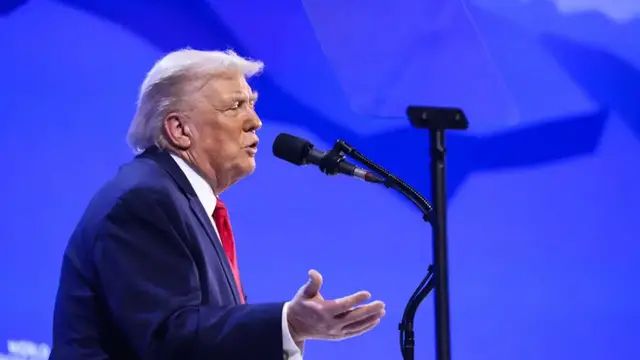 Video thumbnail for Trump rules out using military force to acquire Greenland