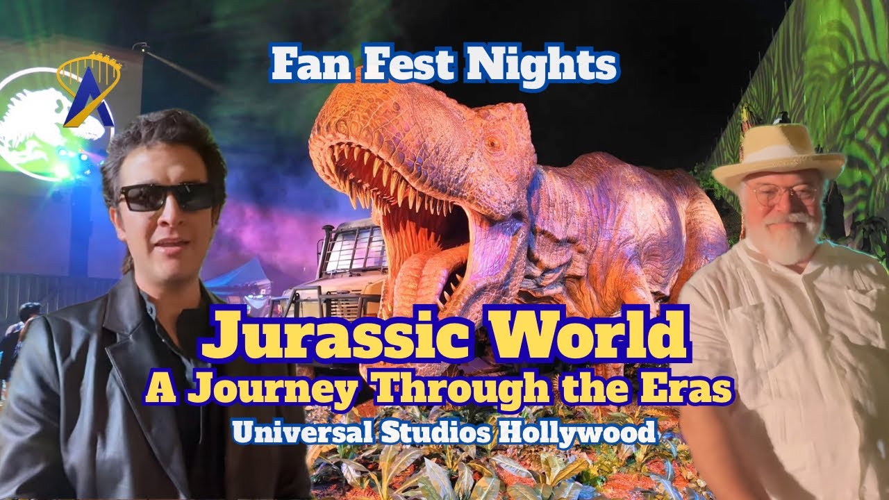 Video thumbnail for Jurassic World: A Journey Through the Eras, Character Interactions & Overview - Fan Fest Nights