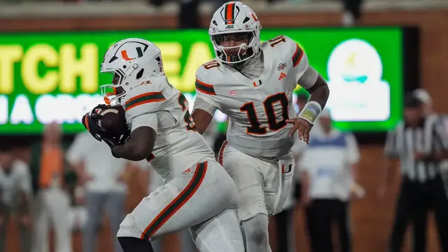 Video thumbnail for Miami Hurricanes QB Darian Mensah Continues Domination