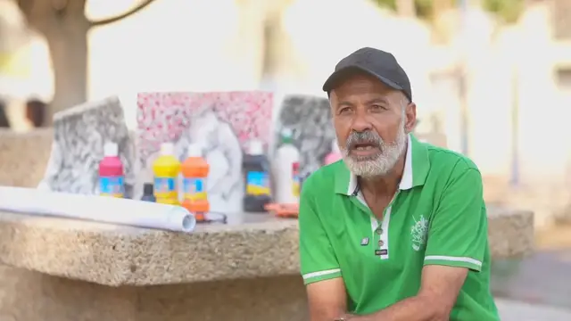'Video thumbnail for Gaza artists turn to digital archives to preserve Palestinian identity'