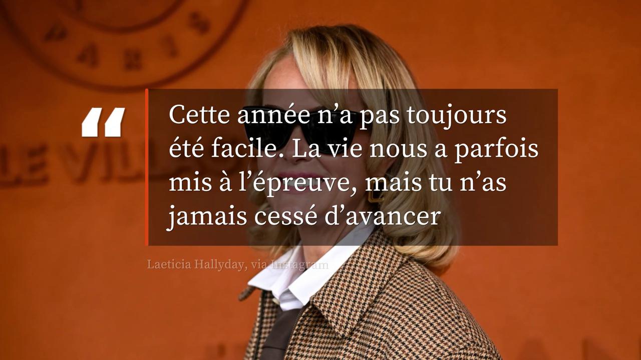 Video thumbnail for Laeticia Hallyday fière de sa fille Joy fraîchement diplômée.
