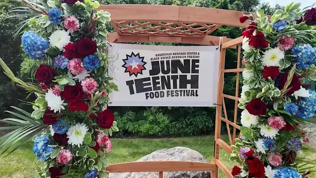 Video thumbnail for Weeksville Heritage Center prepares for 5th annual Juneteenth Food Festival in Brooklyn