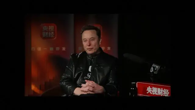 Video thumbnail for US: Tesla CEO Elon Musk praises China's rapid development.