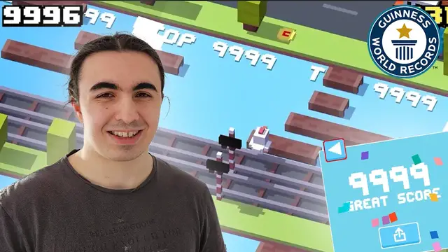 Video thumbnail for Joshua speaks about his Crossy Road high score