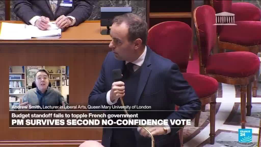 Video thumbnail for 'Walking centrist line: Far right says budget too socialist, far left says budget as too right-wing'