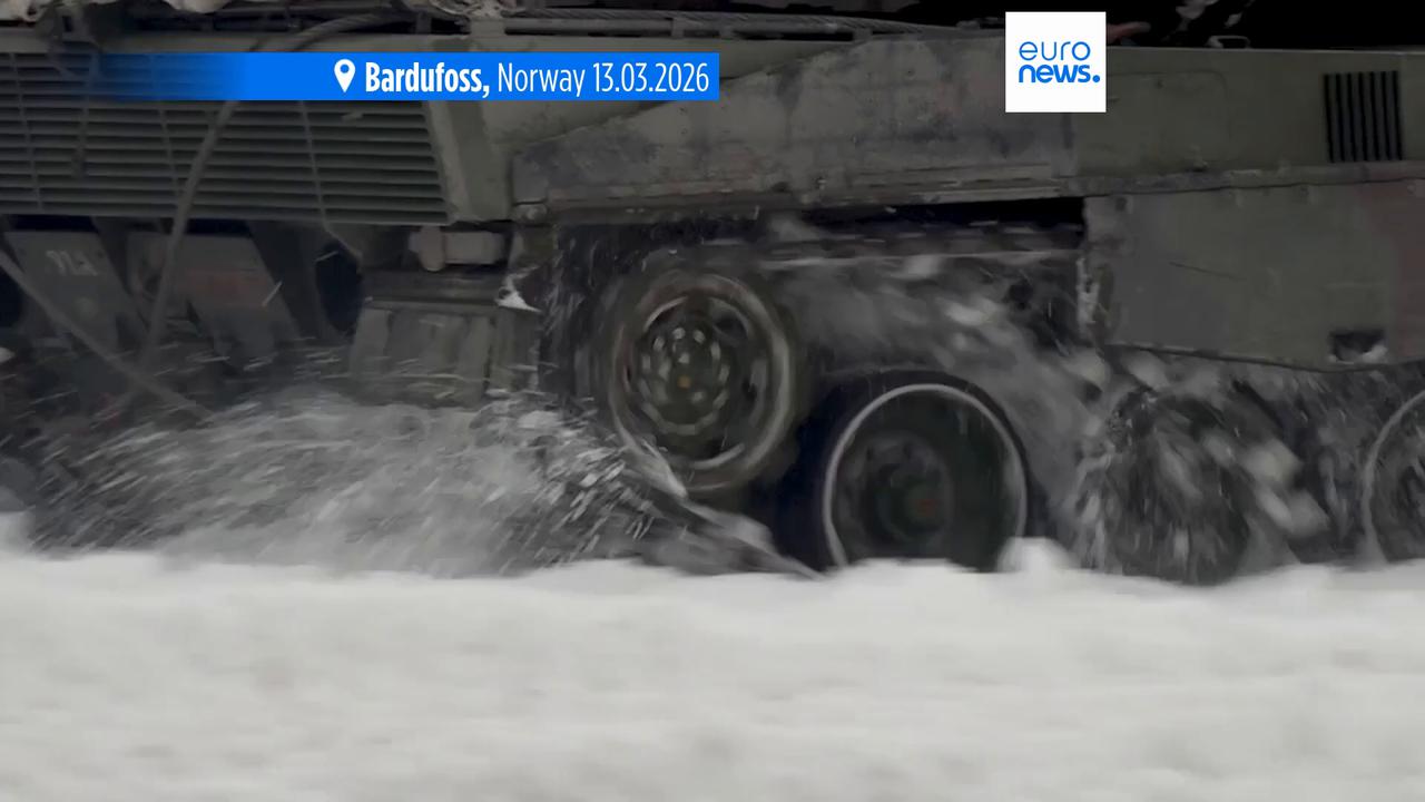 Video thumbnail for NATO leaders call on Trump to reverse Russian oil sanctions suspension