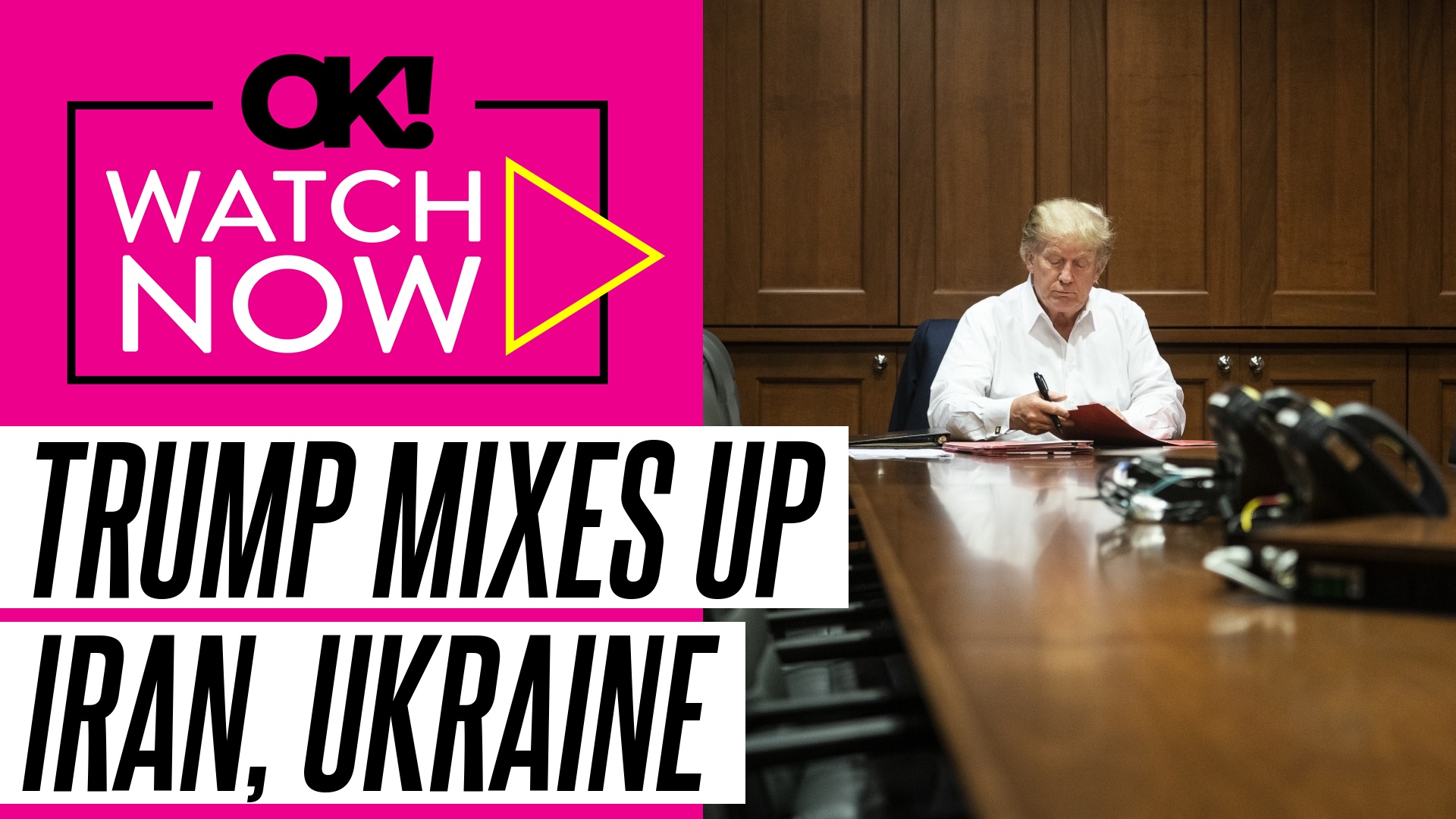 Video thumbnail for Donald Trump Confuses Iran and Ukraine in Latest Blunder as Health Rumors Swirl: Watch