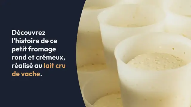 Video thumbnail for Saint-Marcellin, un fromage crémeux au lait cru de vache