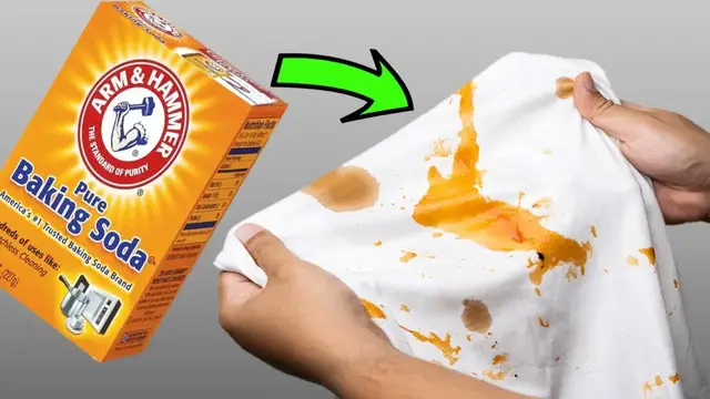 Video thumbnail for How to Remove STAINS on Clothes With BAKING SODA (INK, GREASE, WINE, GRASS, VOMIT, BLOOD STAINS)