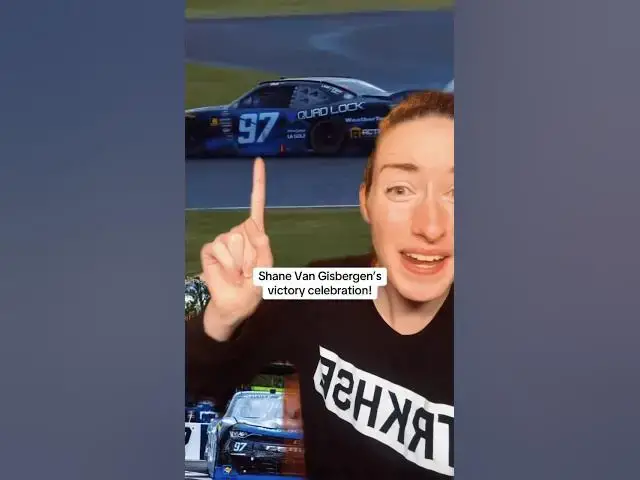 'Video thumbnail for Shane Van Gisbergen Celebrates a #NASCAR Xfinity Series Win!'