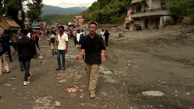 Video thumbnail for Anger mounts in Nepal over the government’s response to flash flood