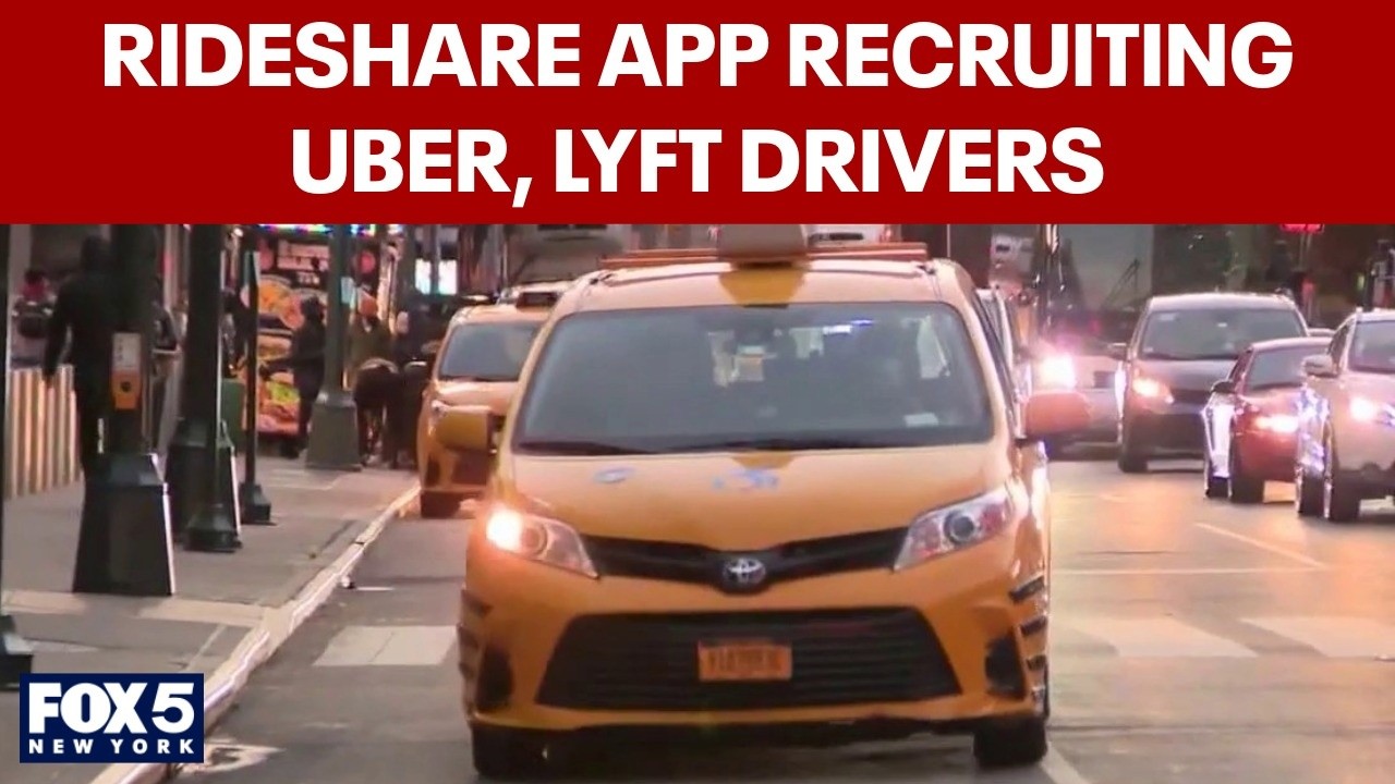 Video thumbnail for Rideshare app recruiting Uber, Lyft drivers