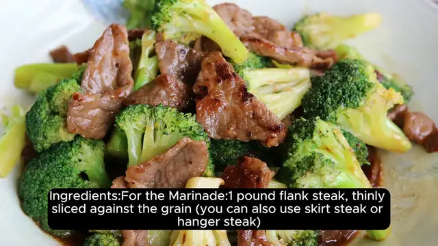 Video thumbnail for Beef and broccoli recipe