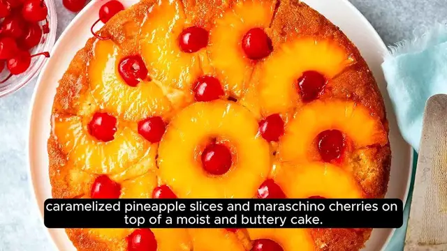 Video thumbnail for Pineapple upside down cake recipe