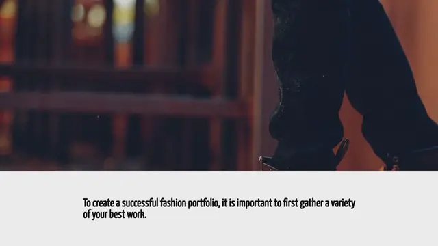 Video thumbnail for How To Make Fashion Portfolio