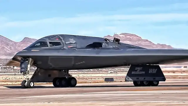 'Video thumbnail for B-2 Bomber Flight Operations At Nellis AFB'