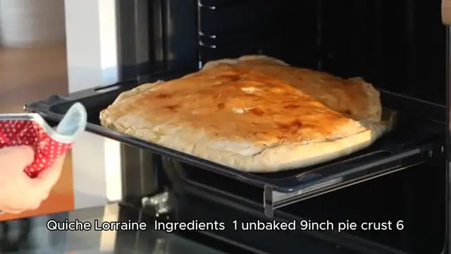Video thumbnail for Quiche recipe