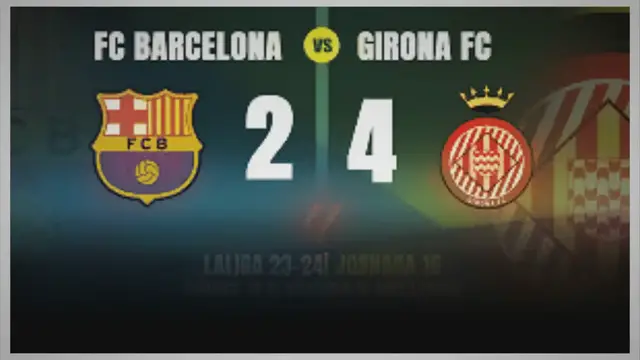 'Video thumbnail for The terrible humiliation of FC Barcelona and Xavi by Girona ignites Spain'