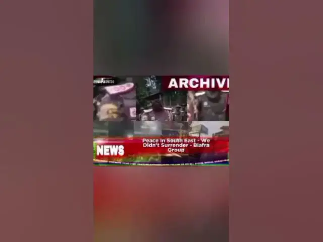 Video thumbnail for Peace In South East - We Didn't Surrender - Biafra Group