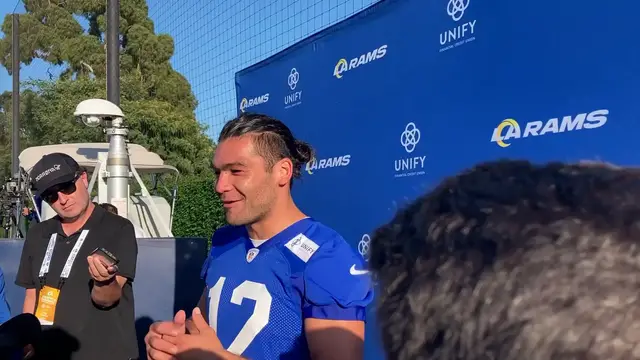 Video thumbnail for Los Angeles Rams Puka Nacua on WR Room with Davante Adams