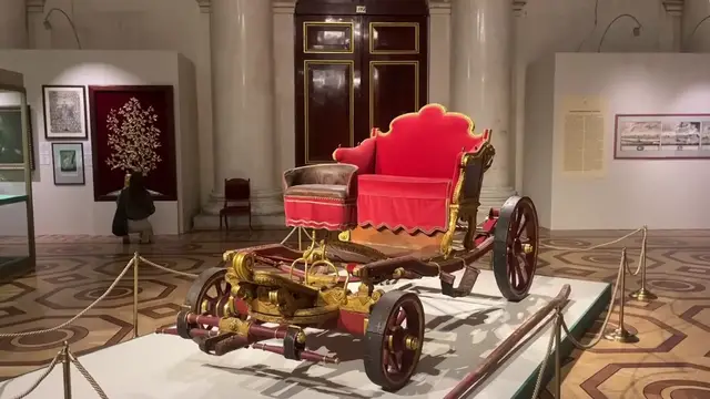 Video thumbnail for Russia: St Petersburg's Hermitage Museum opens exhibition on Empress Catherine I of Russia.