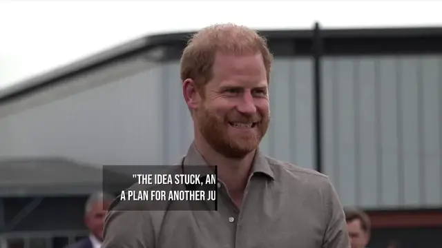 Video thumbnail for IN CASE YOU MISSED IT: Prince Harry announces first public engagement since returning to UK.