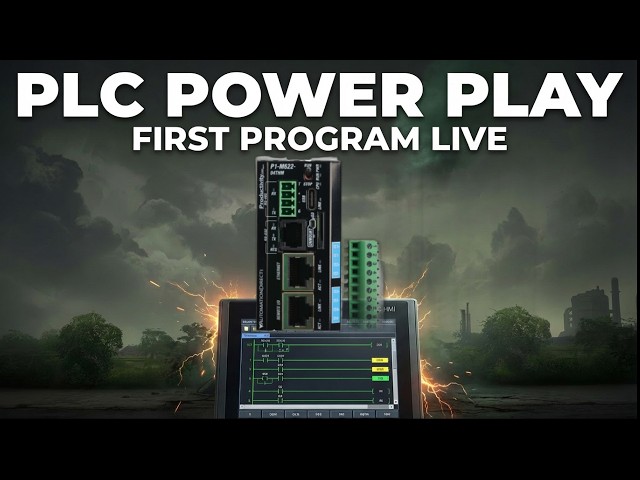 Video thumbnail for P1-M622-16DR Mini PLC First Program: Start-Stop Motor Circuit!