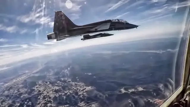 'Video thumbnail for T-38 Talon Flight Over Northern California'