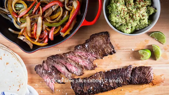 Video thumbnail for Steak Fajitas Recipe