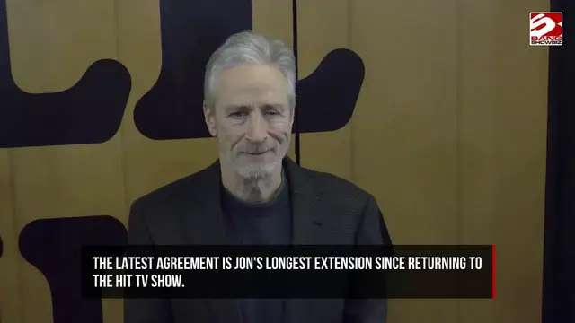 Video thumbnail for Jon Stewart to continue hosting The Daily Show