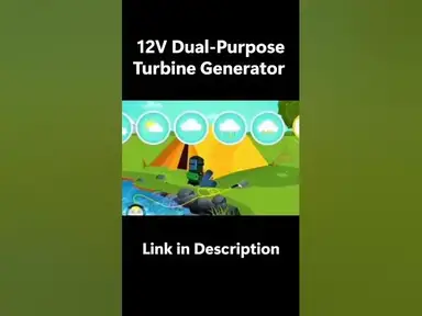 'Video thumbnail for 12V Dual Purpose Turbine Generator'