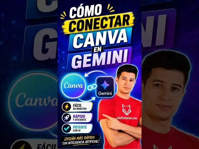 Video thumbnail for Cómo conectar canva con gemini