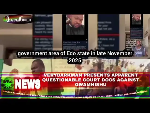 Video thumbnail for VeryDarkMan Presents Apparent Questionable Court Docs Against Gwamnishu